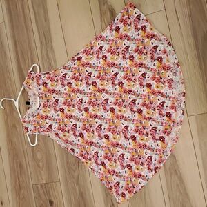 Lane Bryant Vibrant Floral Sleeveless Swing Tunic